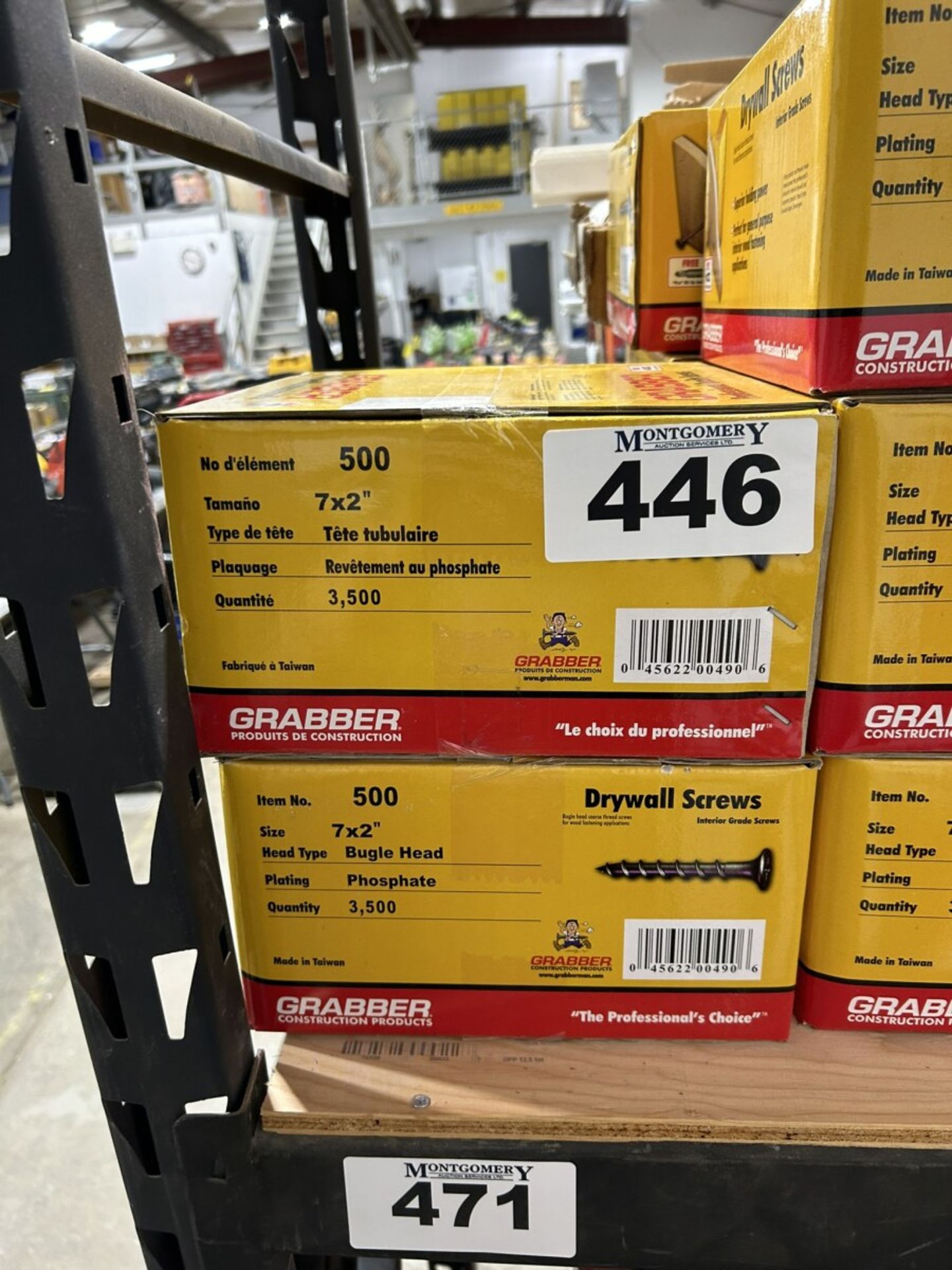 2-BOXES OF GRABBER 7X2" DRYWALL SCREWS (TIMES THE MONEY X2)