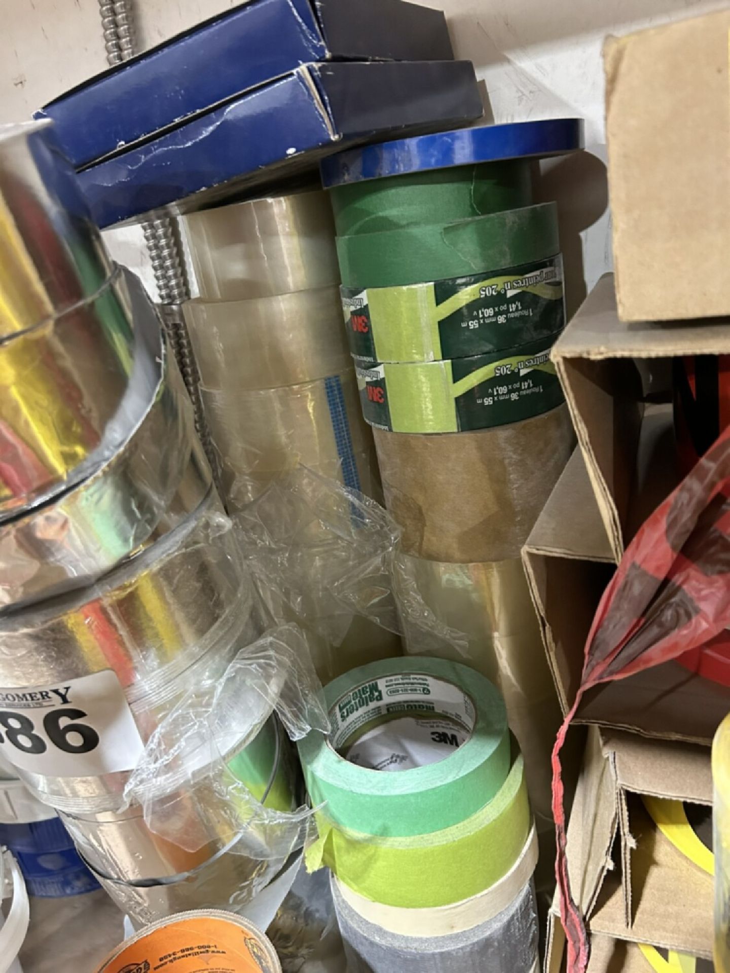 L/O ASSORTED CAUTION TAPE, MASTIC TAPE, FOIL DUCT TAPE, PACKING TAPE, ETC. - Image 4 of 5
