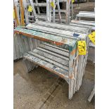 3-STURDY 2 FT ALUMINUM SAWHORSES