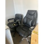 2-ROLLING OFFICE CHAIRS