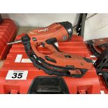 HILTI GX 3 GAS-ACTUATED FASTENING TOOL GAS NAILER WITH SINGLE POWER SOURCE FOR DRYWALL TRACK,