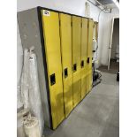 5-METAL LOCKERS 12"X16"X72"