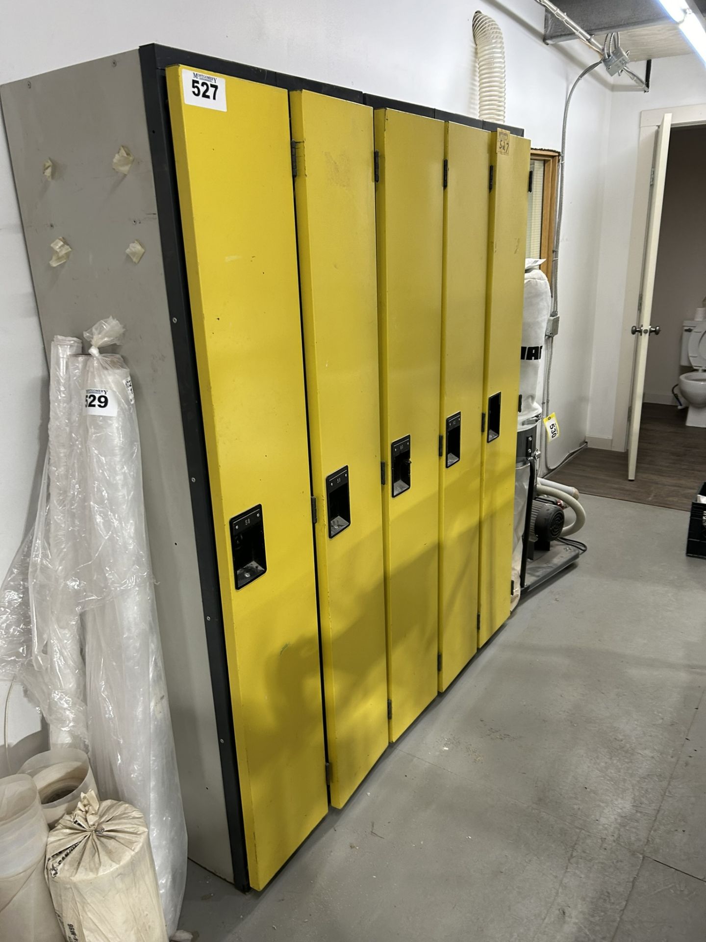 5-METAL LOCKERS 12"X16"X72"