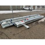 L/O ASSORTED 8" STEEL STUD AND SLIP TRACK 15 FT - 18'-6"