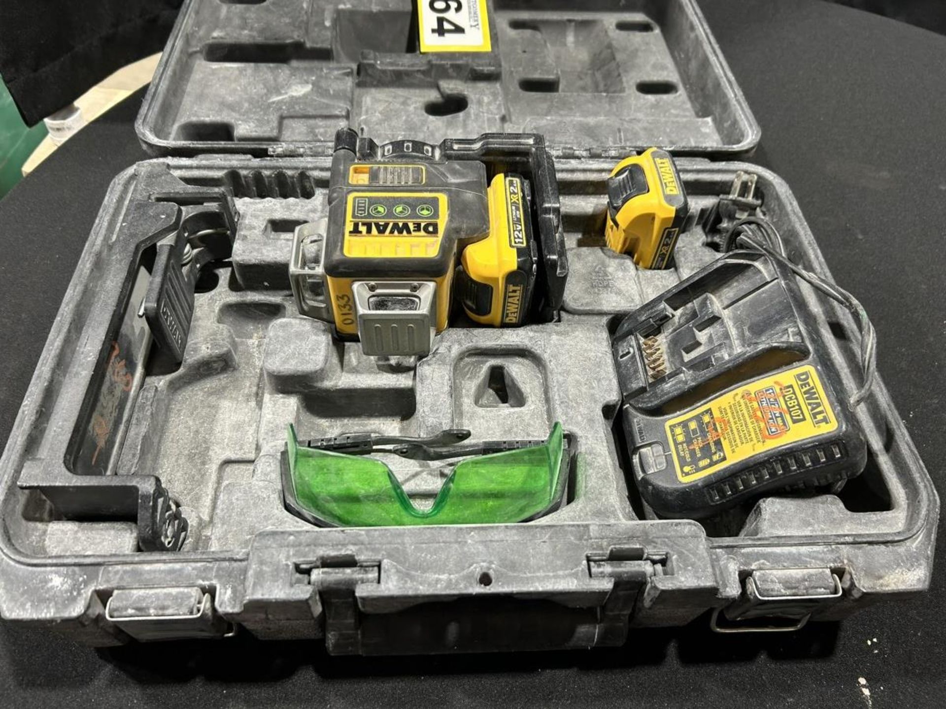 DEWALT CORDLESS LASER LEVEL W/ BATTERY & CHARGER - Image 9 of 10