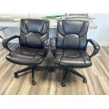 2-ROLLING OFFICE CHAIRS