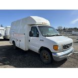 2007 FORD E-350 SUPER DUTY, POWER STROKE DIESEL ENG., SERVICE VAN W/ KNAPHEIDE SERVICE BODY KM'S OBL