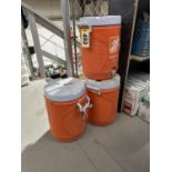 3-RUBBERMAID INSULATED BEVERAGE DISPENSERS