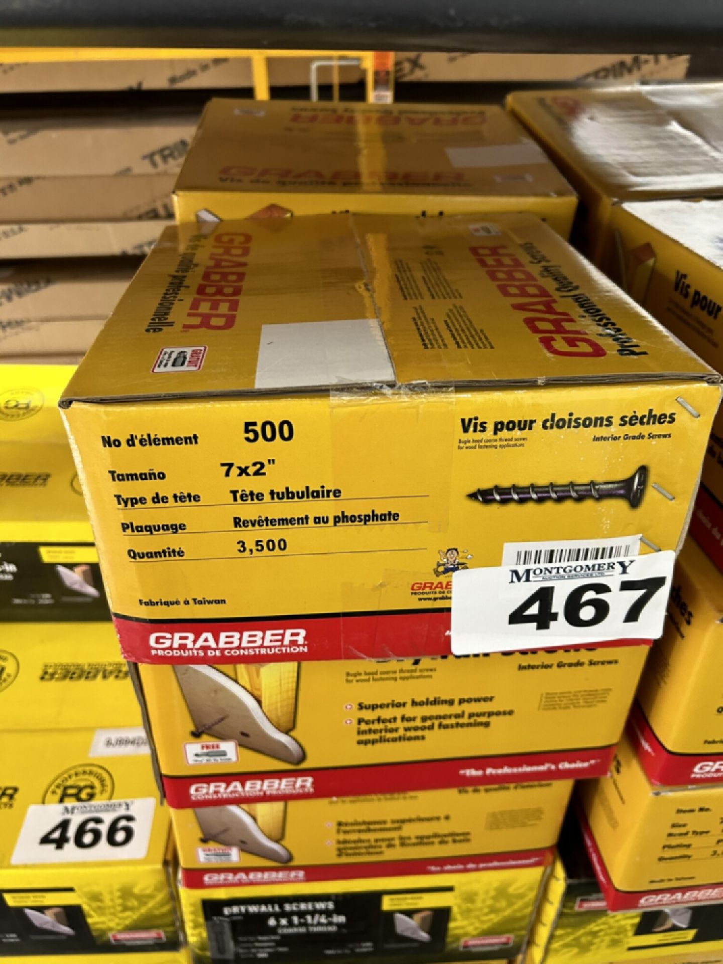 10-BOXES OF GRABBER 7X2" DRYWALL SCREWS (TIMES THE MONEY X10) - Image 2 of 5