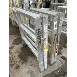 PAIR OF ALUMINUM 3 FT SAWHORSES