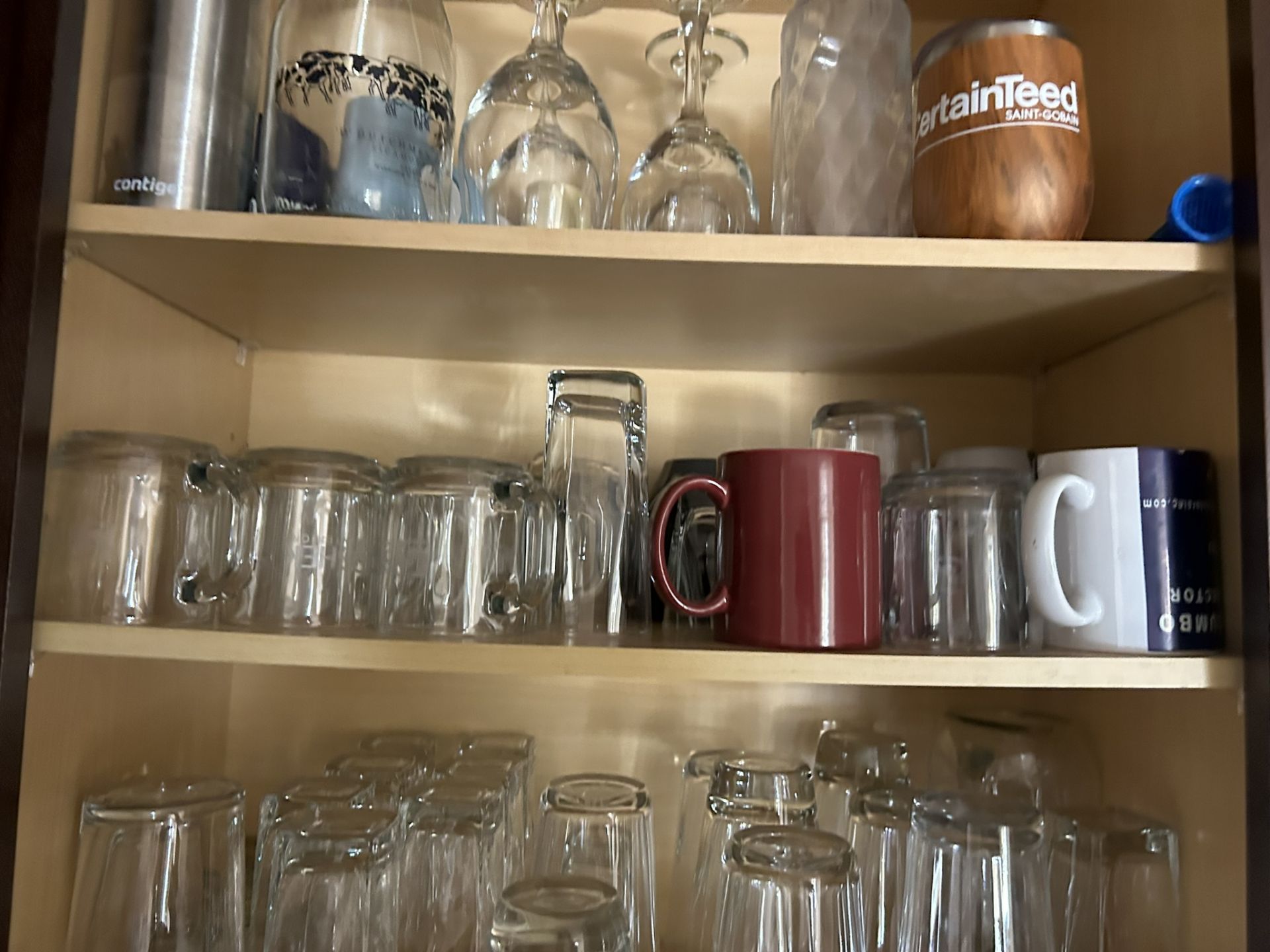 L/O ASSORTED GLASSES, INSULATED TRAVEL MUGS, CUPS, ETC. - Image 3 of 7