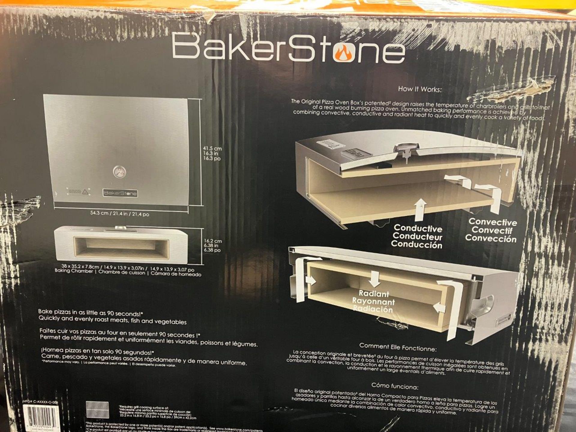 BAKERSTONE COMMERCIAL SERIES PIZZA OVEN BOX - Image 2 of 4