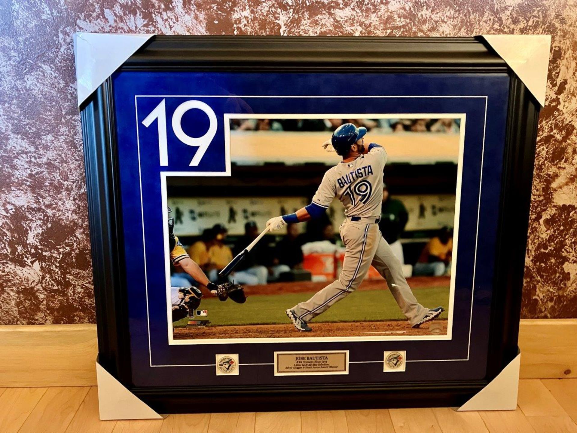 JOSE BAUTISTA TORONTO BLUE JAYS FRAMED PRINT