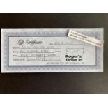 1 XL PIZZA GIFT CERTIFICATE