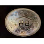 ALBERTA STRONG MONTANA SILVERSMITH BUCKLE