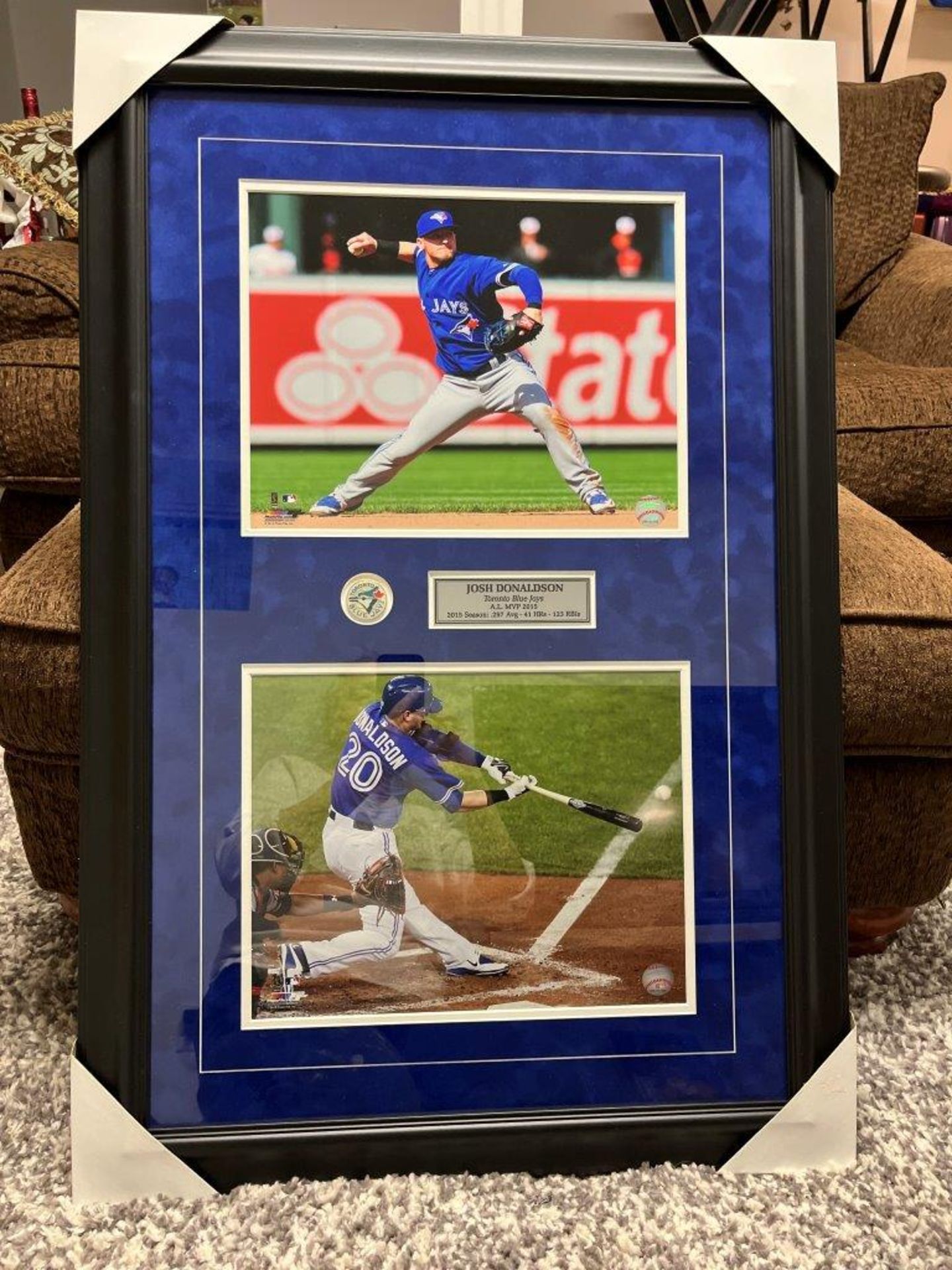 JOSH DONALDSON TORONTO BLUE JAYS FRAMED PRINT