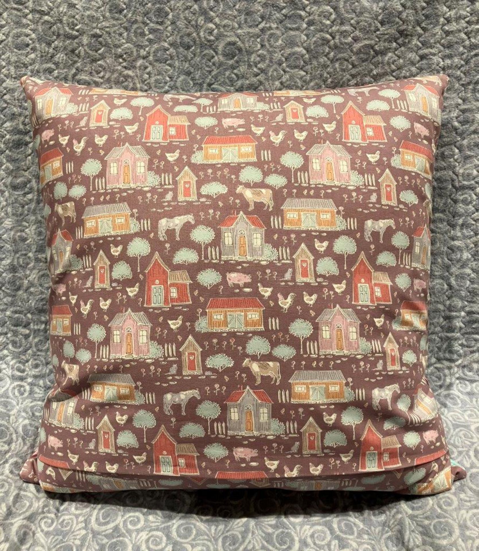 A SWEET SCRAPPY THROW PILLOW - Image 3 of 3