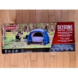 COLEMAN 8 PERSON SKYDOME WATERFALL CAMPING TENT