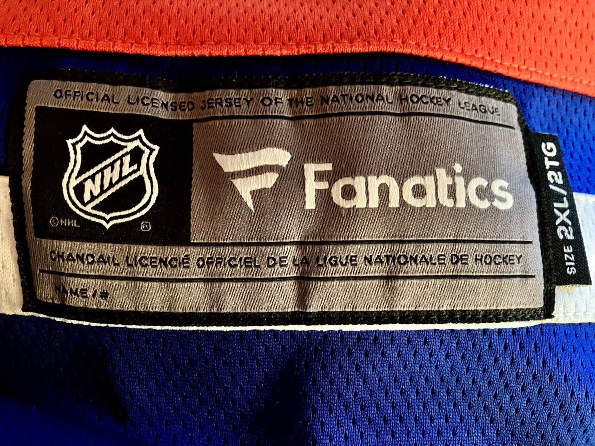 OILERS 2XL JERSEY - Image 3 of 3