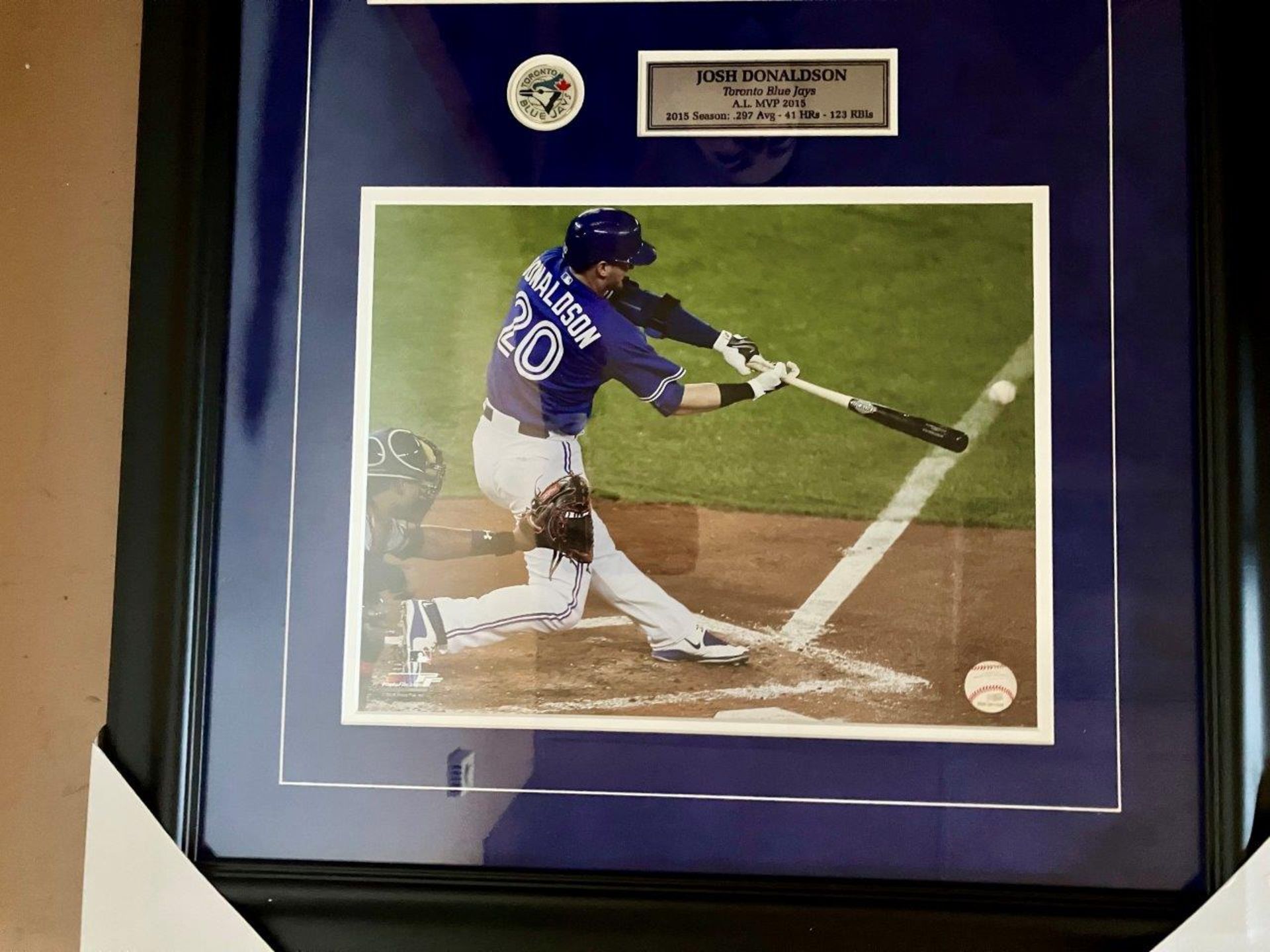 JOSH DONALDSON TORONTO BLUE JAYS FRAMED PRINT - Image 3 of 6