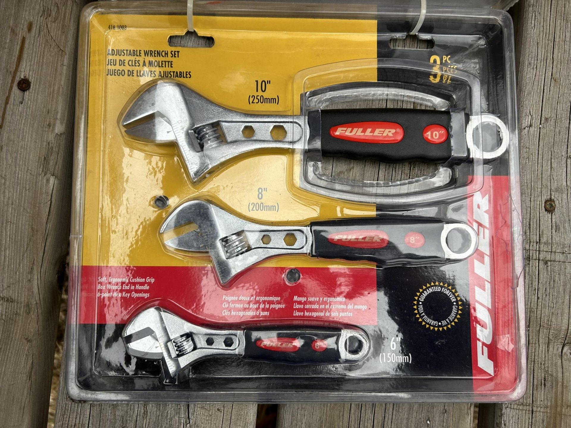 TASK 100 FT MEASURING TAPE & FULLER ADJUSTABLE WRENCH SET - Image 2 of 2