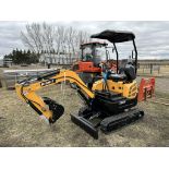 2024 DIGGIT EM15 MINI EXCAVATOR W/ RUBBER TRACKS, S/N EM152304767