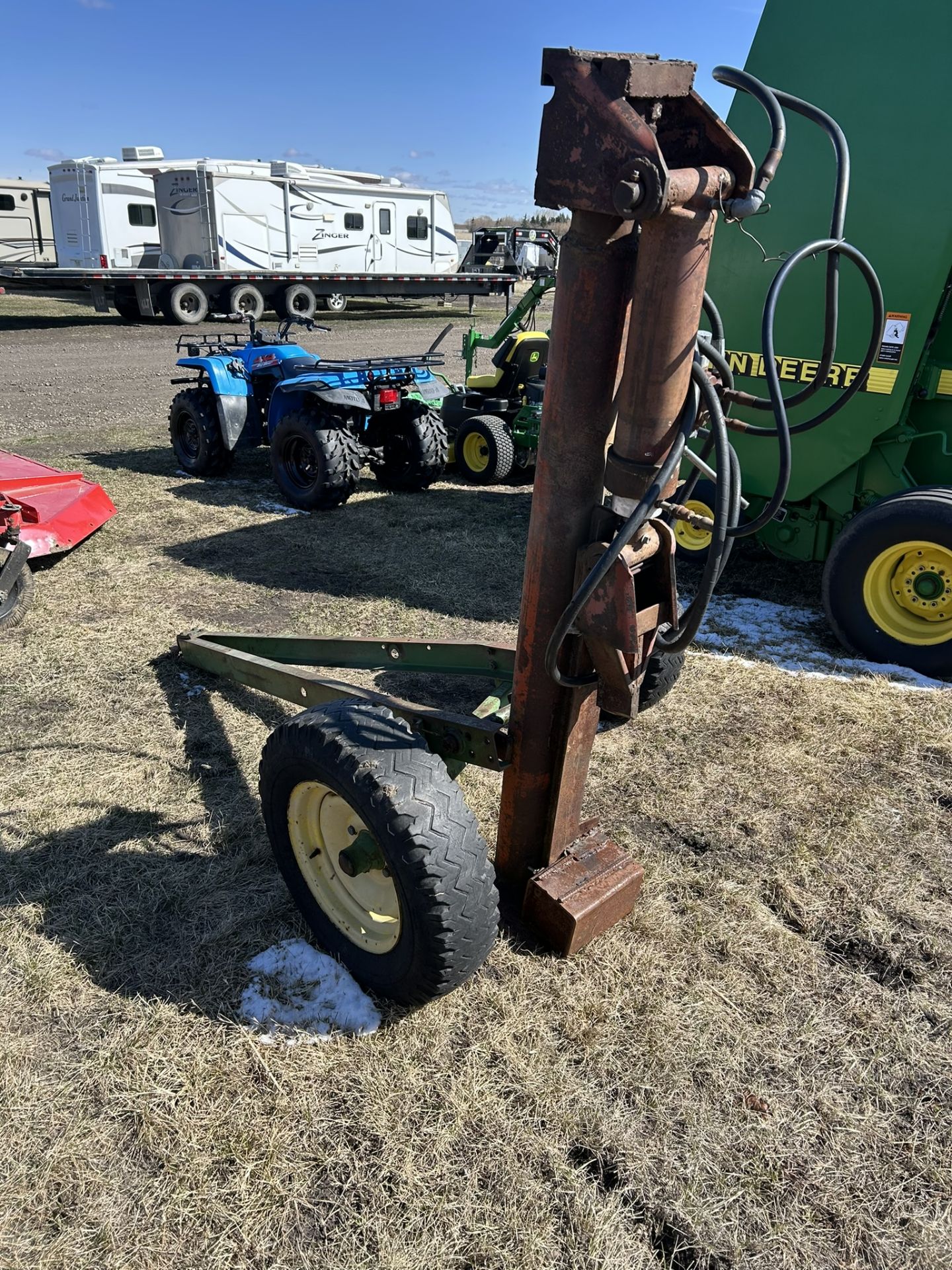 SHOPBUILT TRAILER MOUNTED WOOD SPLITTER W/ HYD. - Image 3 of 4