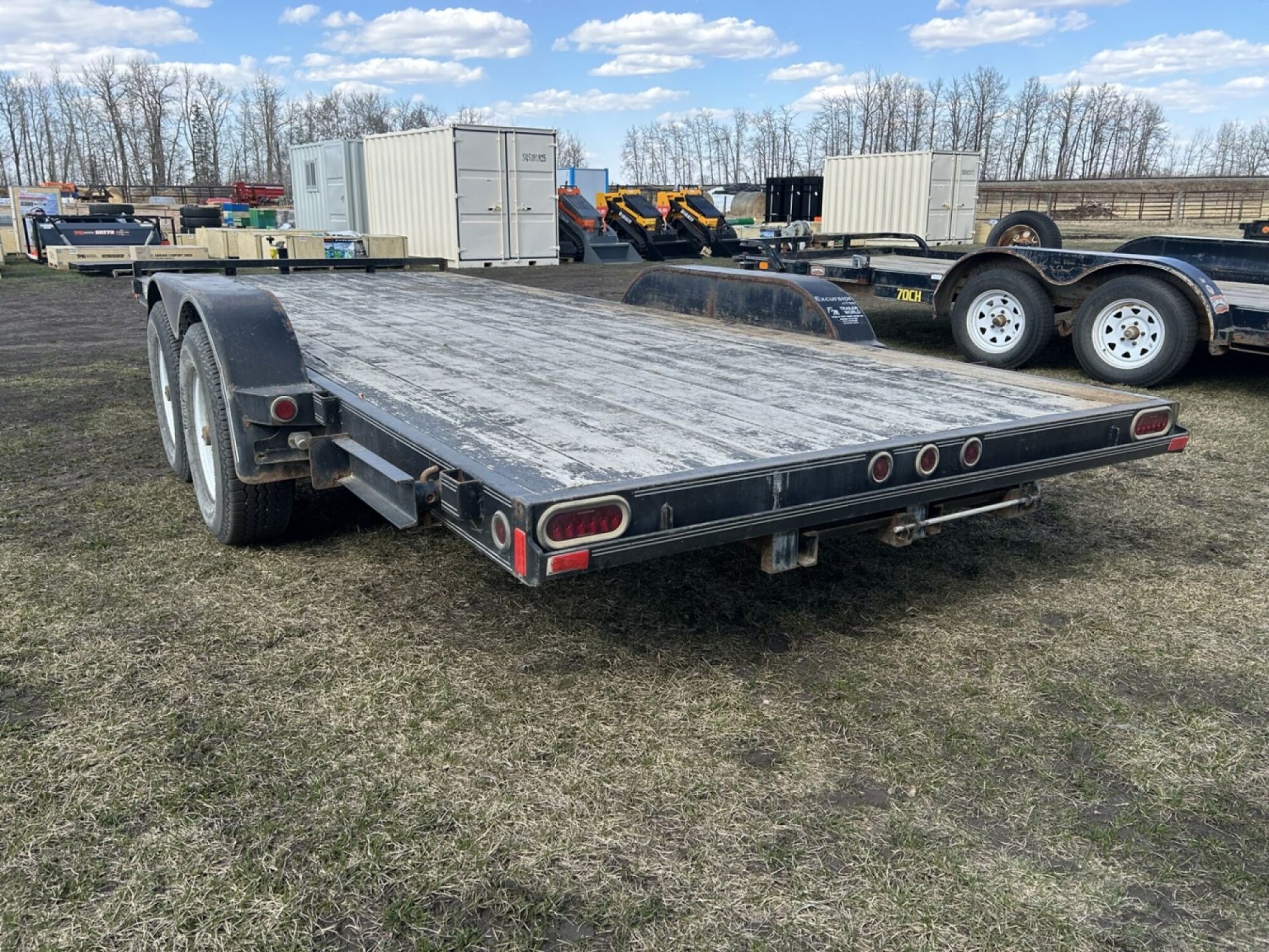 2017 18' CAR HAULER - LIGHTS, BRAKES WORK, NEW TIRES FROM OK TIRE S/N: 2RGBE1824H1000481 - Image 4 of 6