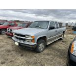 1997 CHEVEROLET 1500 SILVERADO P/U TRUCK, EXTENDED CAB, 5.7L V8 ENG., A/T, 4X4, AC, PW, TILT,