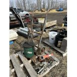 PAIL PUMP, WHEEL DOLLY, ETC