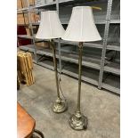 2 - MATCHING PEDSESTAL POLE LAMPS