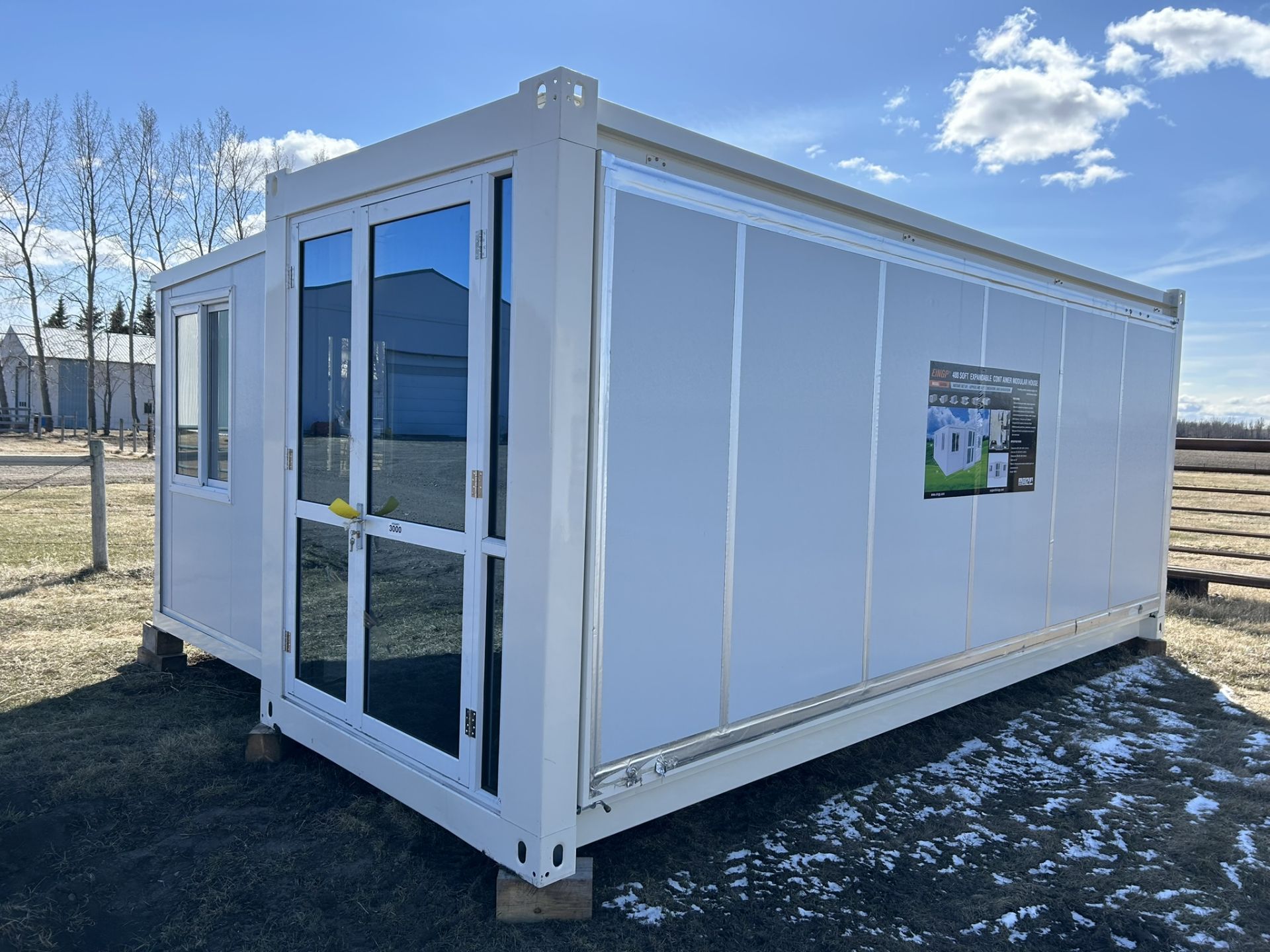 EINGP CG5800 400 SQFT EXPANDABLE CONTAINER MODULAR HOUSE, APPROX 400 SQFT. , 2-BEDROOM W/ WASHROOM - Image 5 of 12