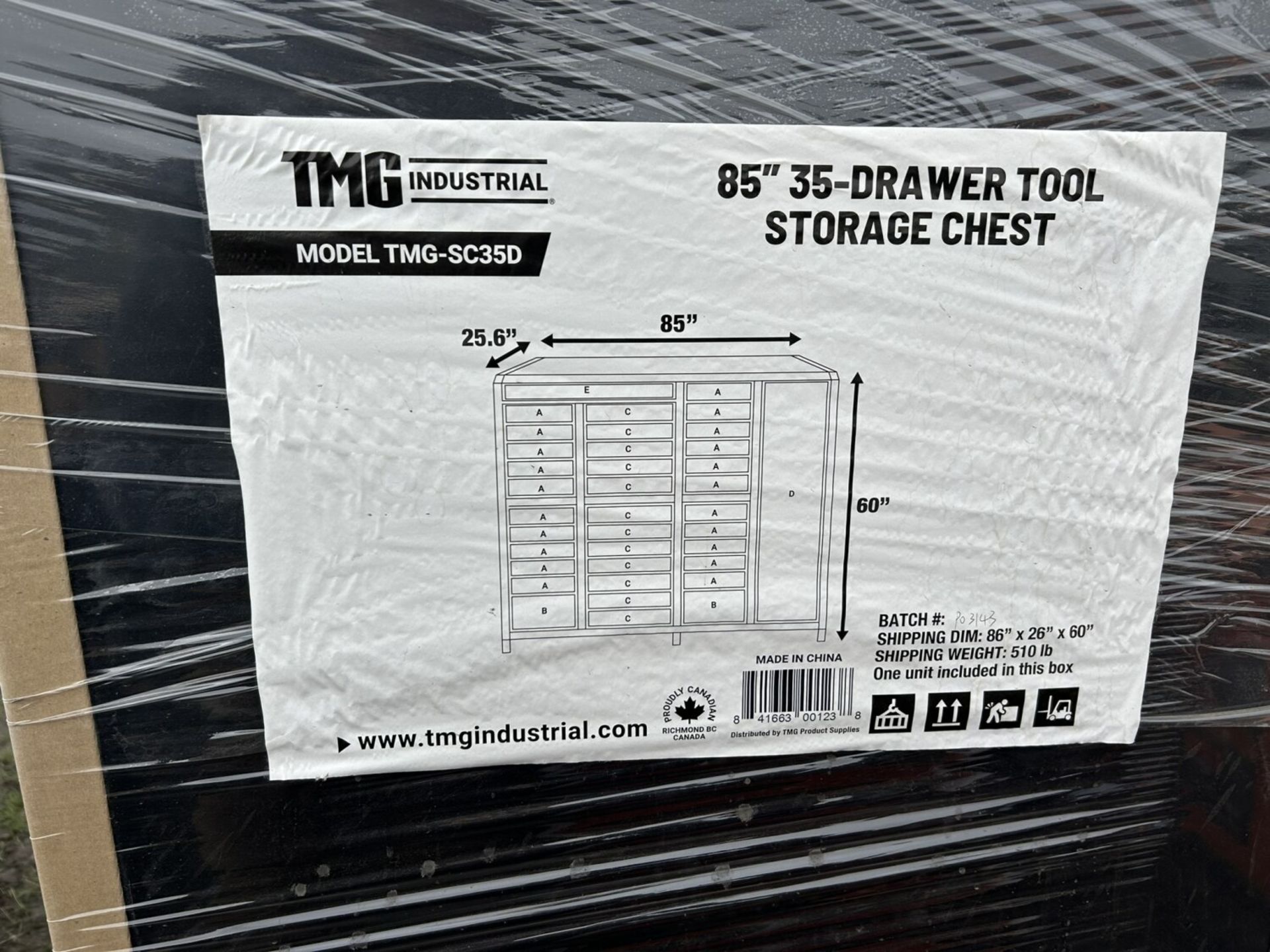 TMG-SC35D TOOL CHEST 35 DRAWER - Image 4 of 5