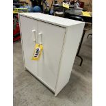 WOOD STORAGE CABINET 24x12x32