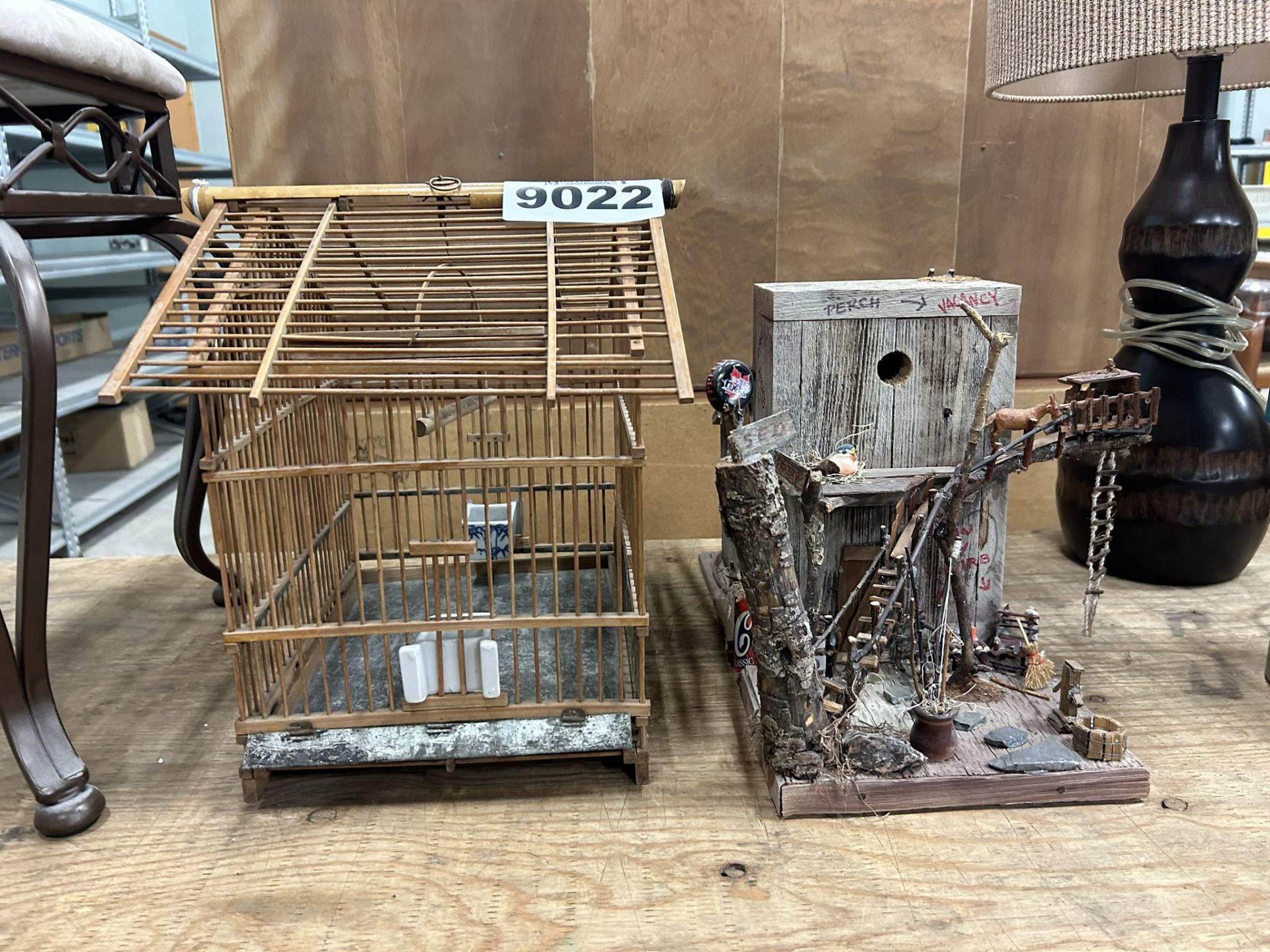 BIRD CAGE, BIRD HOUSE 9x12x10 - Image 2 of 4