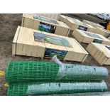 2-ROLLS OF 72" COATED WIRE MESH FENCING