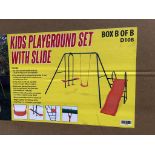 CHILDREN'S PLAYGROUND SET W/SLIDE