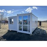 EINGP CG5800 400 SQFT EXPANDABLE CONTAINER MODULAR HOUSE, APPROX 400 SQFT. , 2-BEDROOM W/ WASHROOM