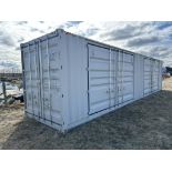SINGLE USE 40' H-ICUBE SEA-CAN W/END & SIDE DOOR ENTRY ID# LYPU013953-0 (REMOVAL NOT AVAILABLE UNTIL