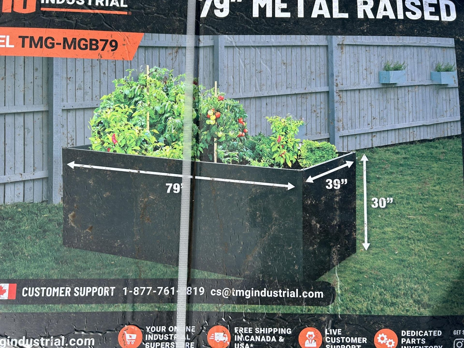 TMG-MGB79 RAISED GARDEN BED 79" METAL - Image 2 of 3