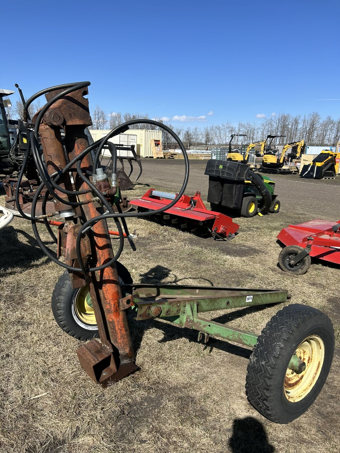 SHOPBUILT TRAILER MOUNTED WOOD SPLITTER W/ HYD. - Image 4 of 4