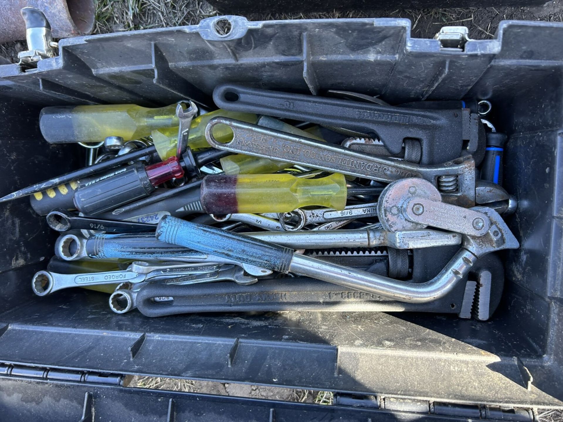 STANLEY TOOL BOX & ASSORTED TOOLS - Image 3 of 3