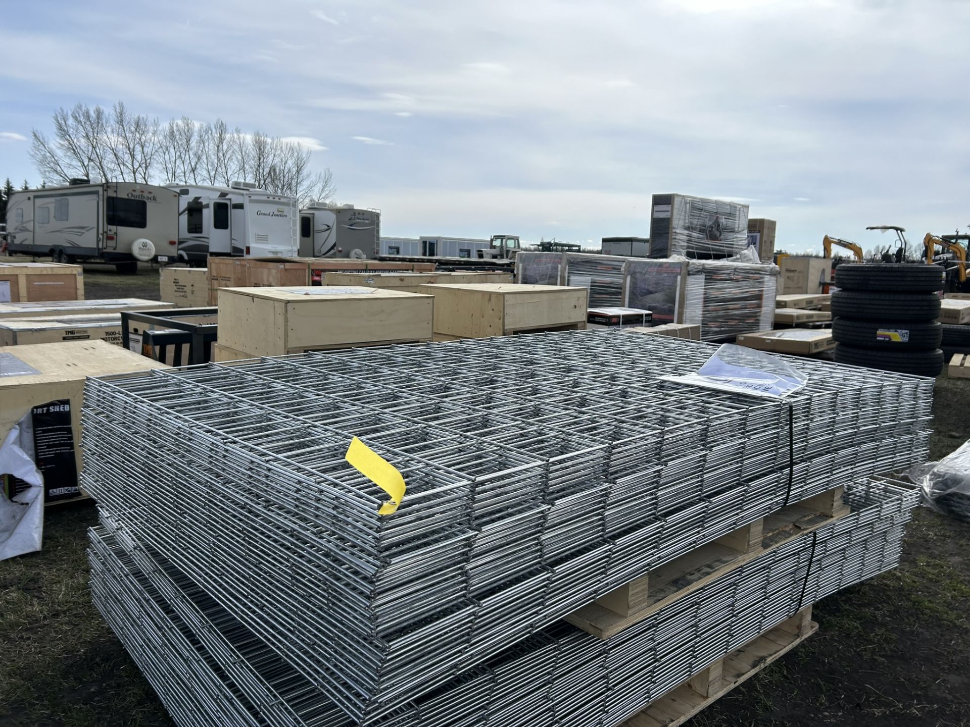 L/O - 50 - 7'x50" WELD WIRE FENCING PANELS