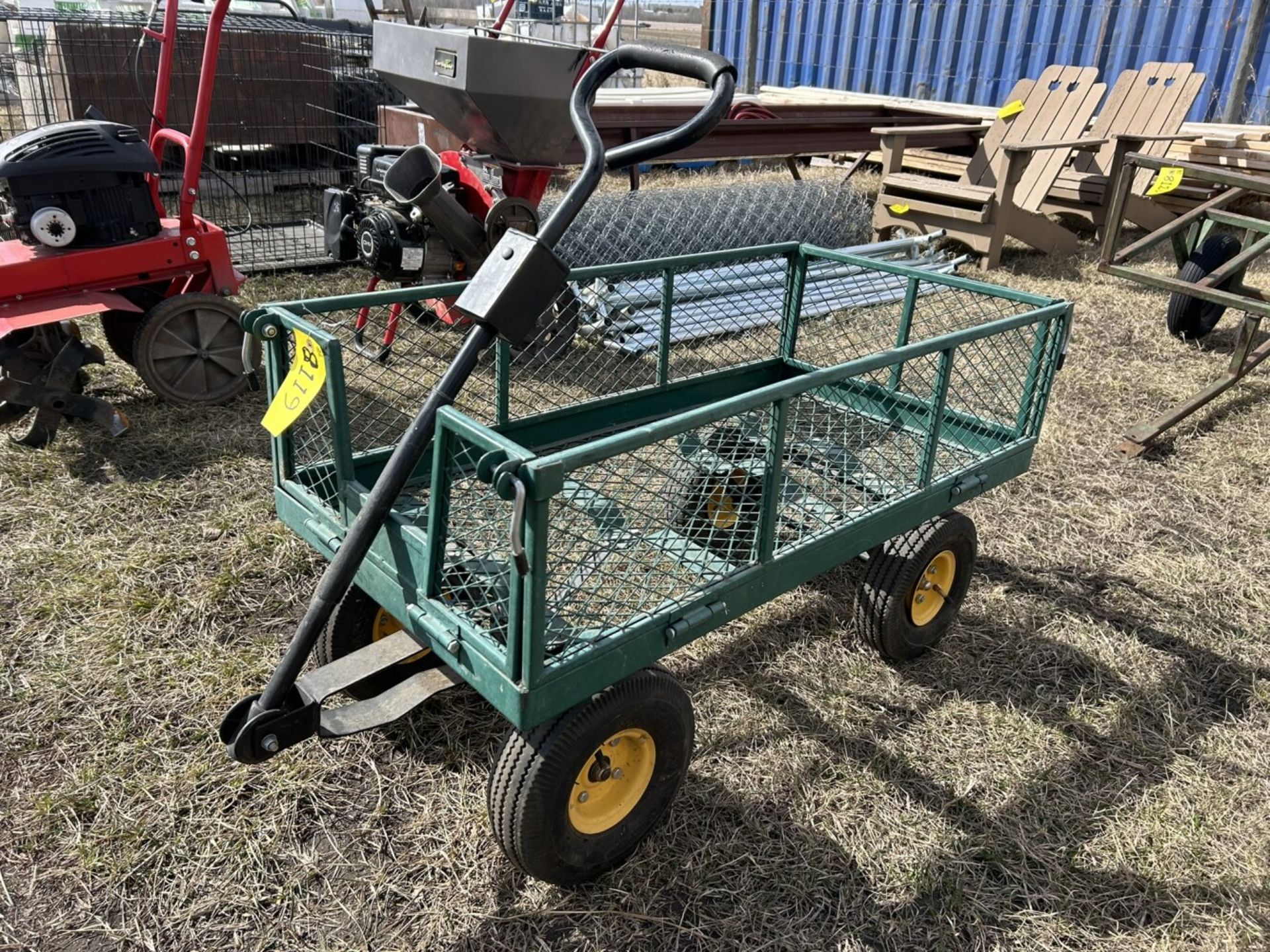 GARDEN WAGON W/FOLDING SIDES - Image 2 of 4