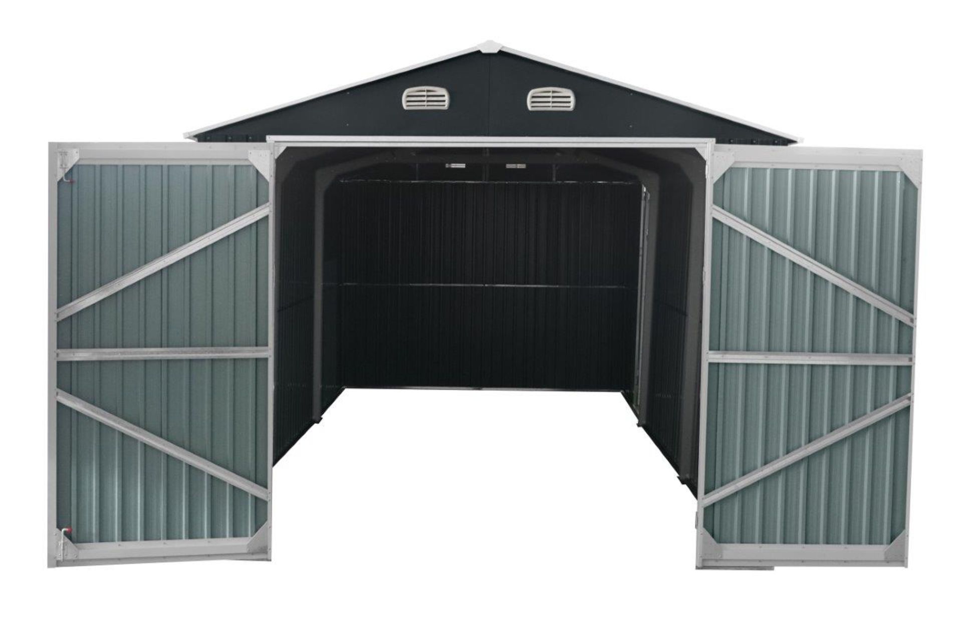 TMG-MS1320A METAL SHED GARAGE 13' X 20' - Image 8 of 8