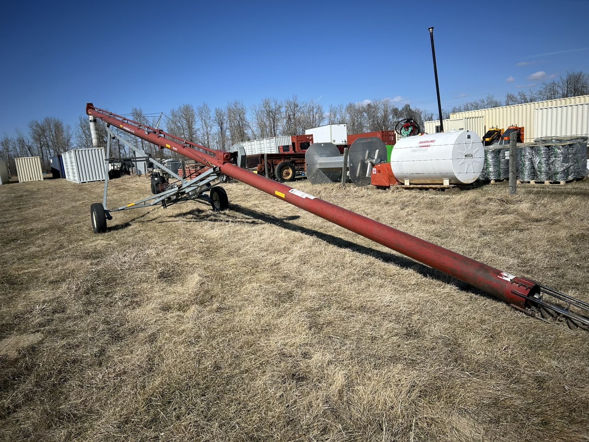 SAKUNDIAK HD8-1600 GRAIN AUGER W/KOHLER 25HP ENGINE, ELECTRIC START S/N: 66021 - Image 4 of 12