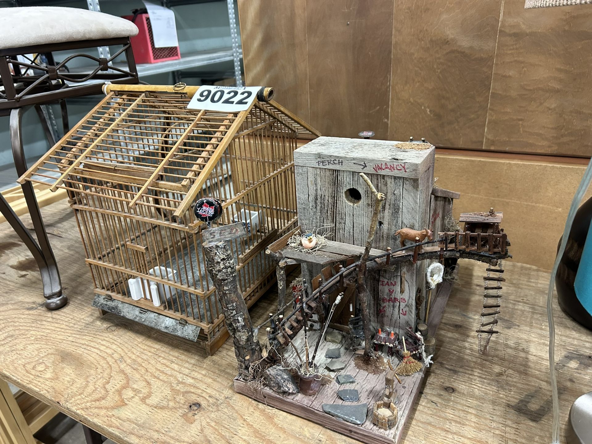 BIRD CAGE, BIRD HOUSE 9x12x10