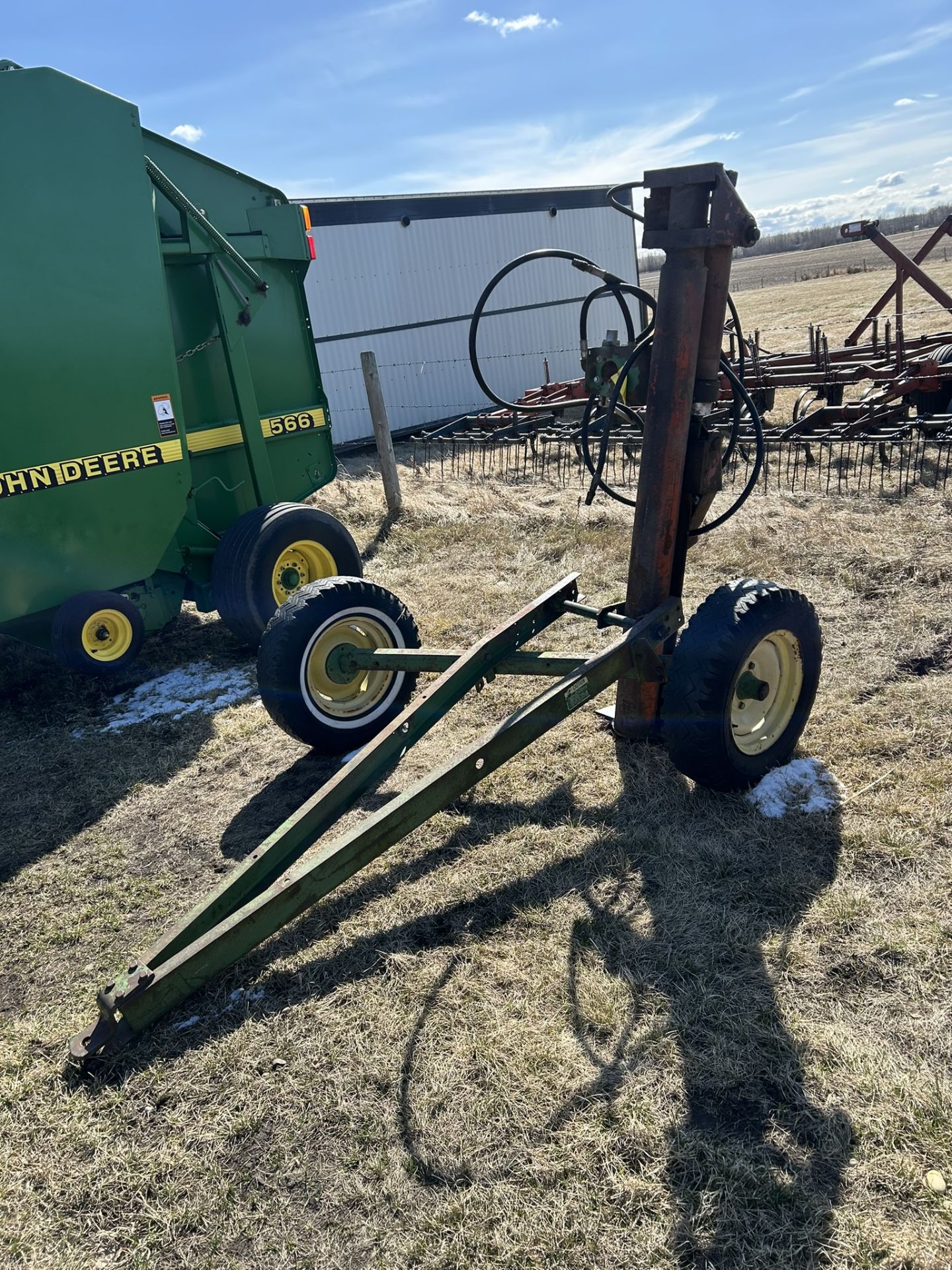 SHOPBUILT TRAILER MOUNTED WOOD SPLITTER W/ HYD. - Image 2 of 4