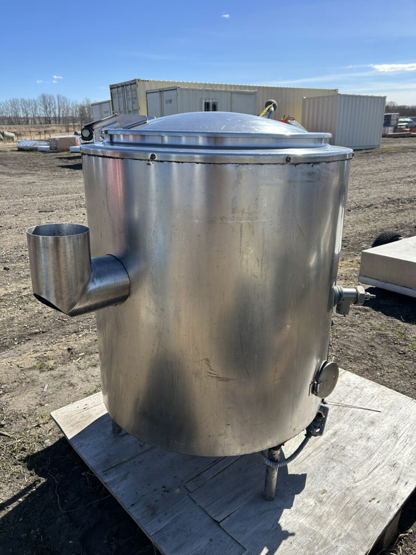 GROEN AH 30 SS STEAM KETTLE, NG, DBL JACKETED - 30 GAL. - Image 2 of 4