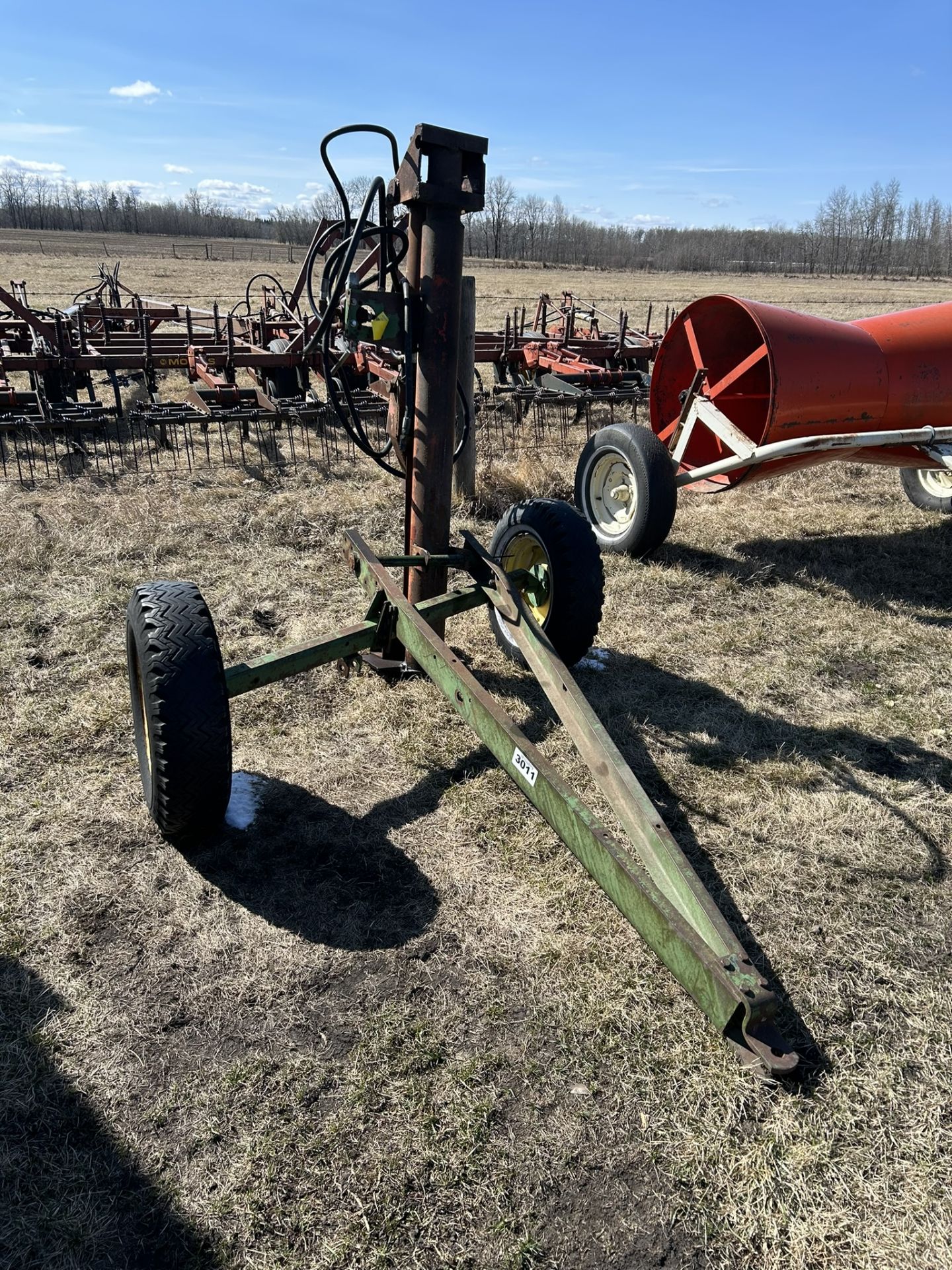 SHOPBUILT TRAILER MOUNTED WOOD SPLITTER W/ HYD.